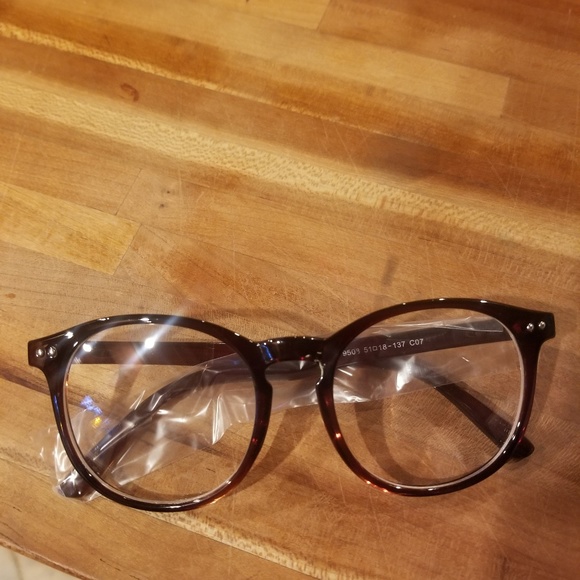 Golden Threads Accessories - ⚡Oversized Round Glasses Brown